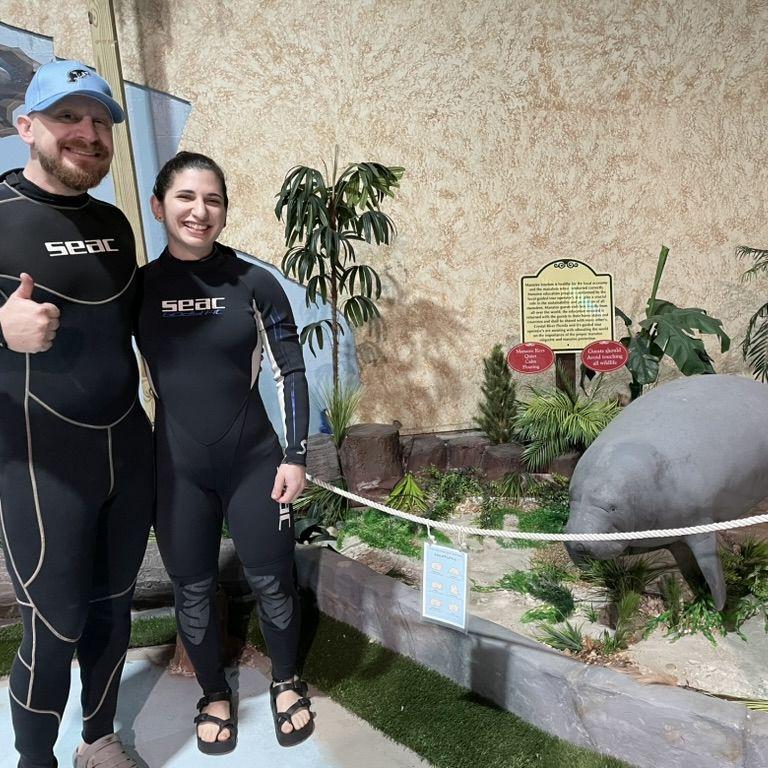 Manatee tour! (this is not the tour, we actually went in water)