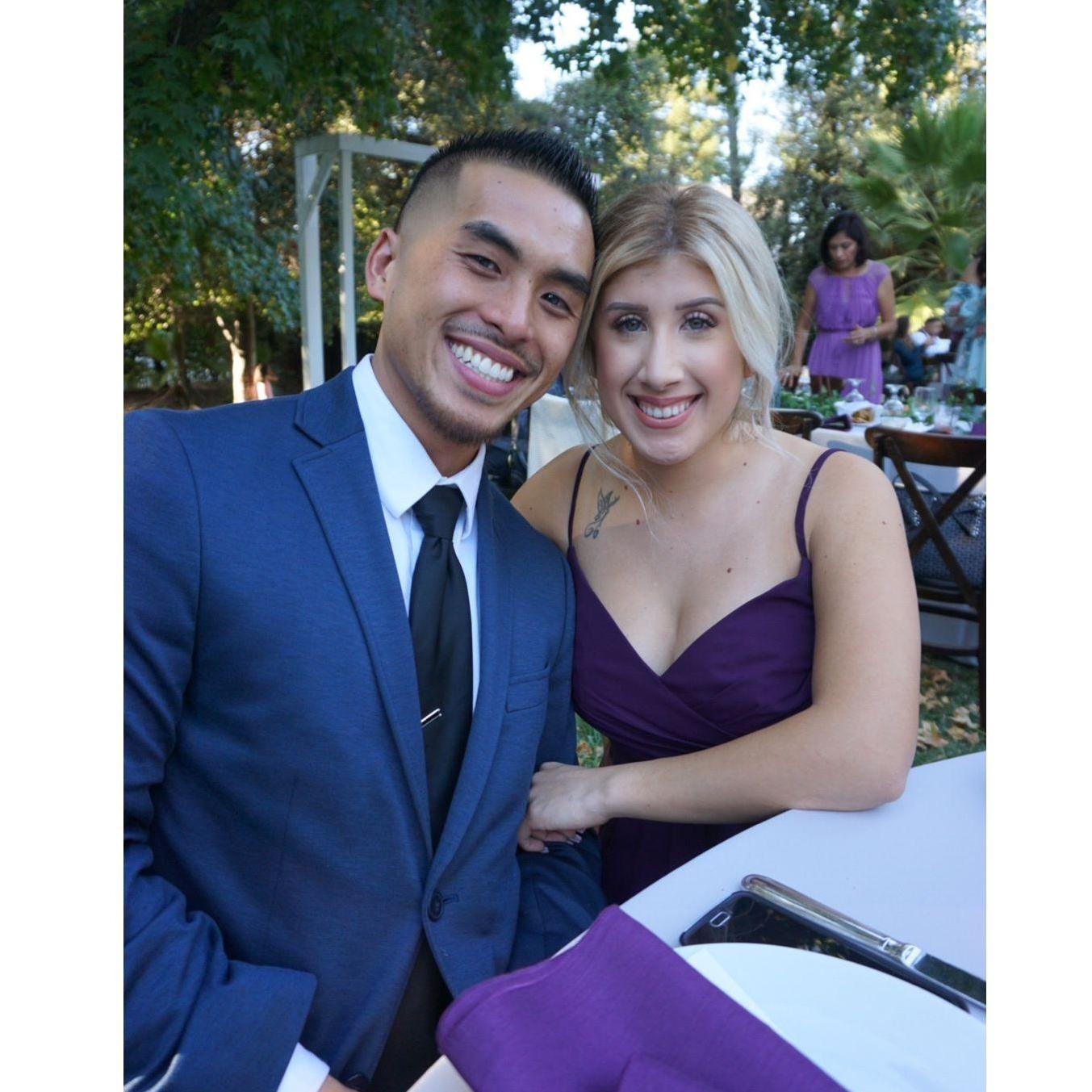 Celebrating Monica (Noelle's Matron of Honor) & Danny's beautiful wedding