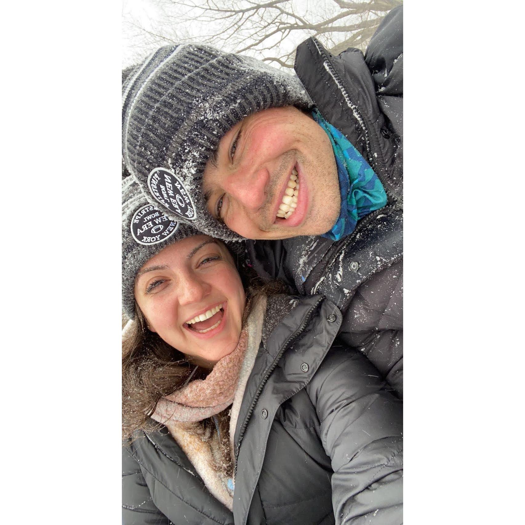 Snow in Central Park!