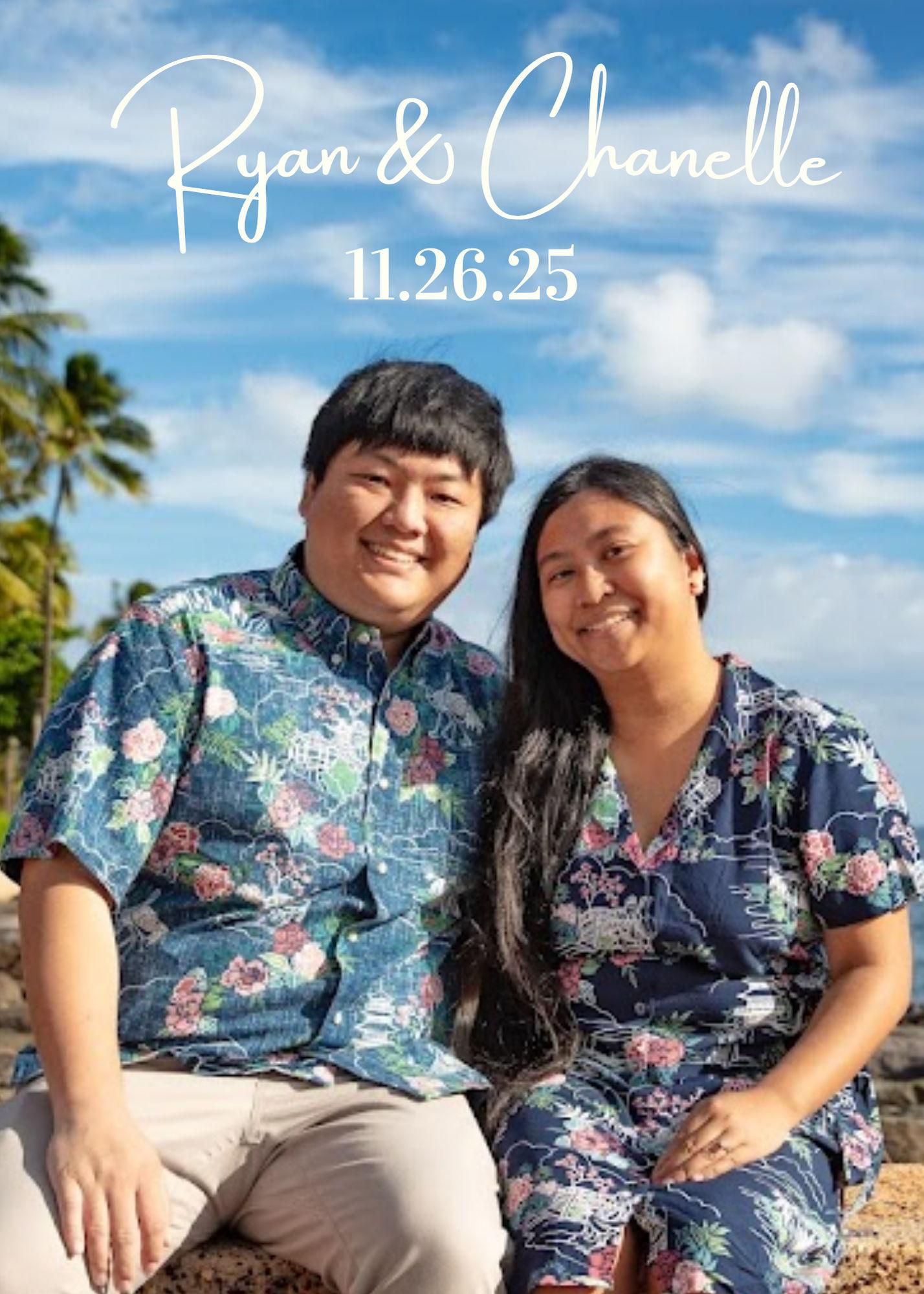 The Wedding Website of Chanelle Nakata and Ryan Nakata