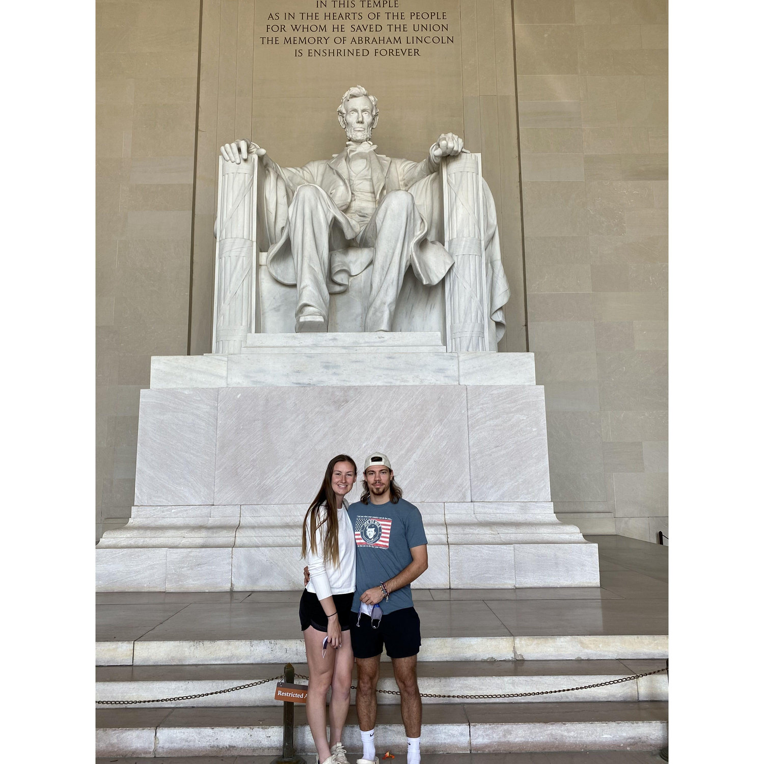 With Honest Abe