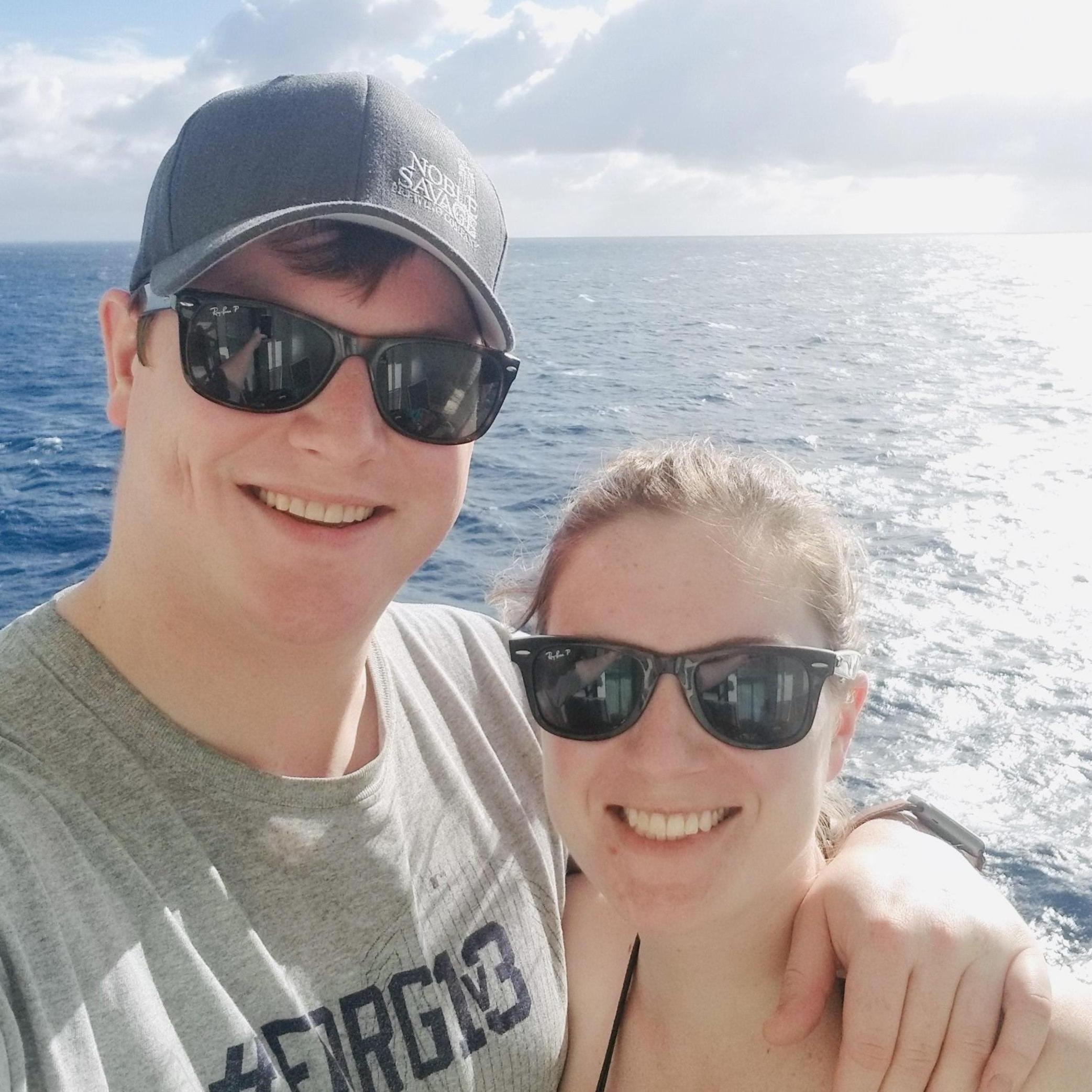 Our first cruise! If it involves any place warm and the chance of sun it was definitely somewhere Danielle selected.