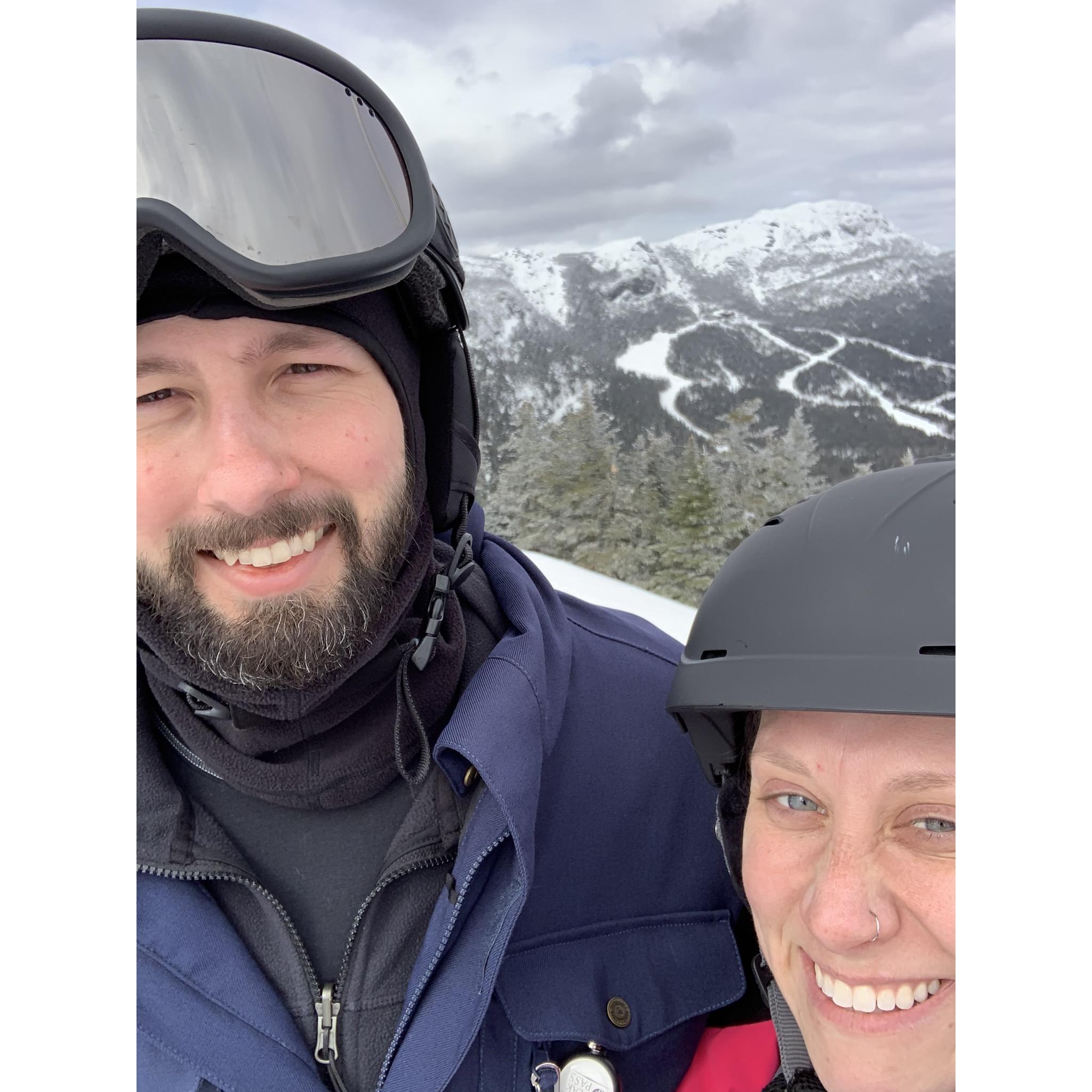 Top of Stowe. One of the last things we did before the world shut down.