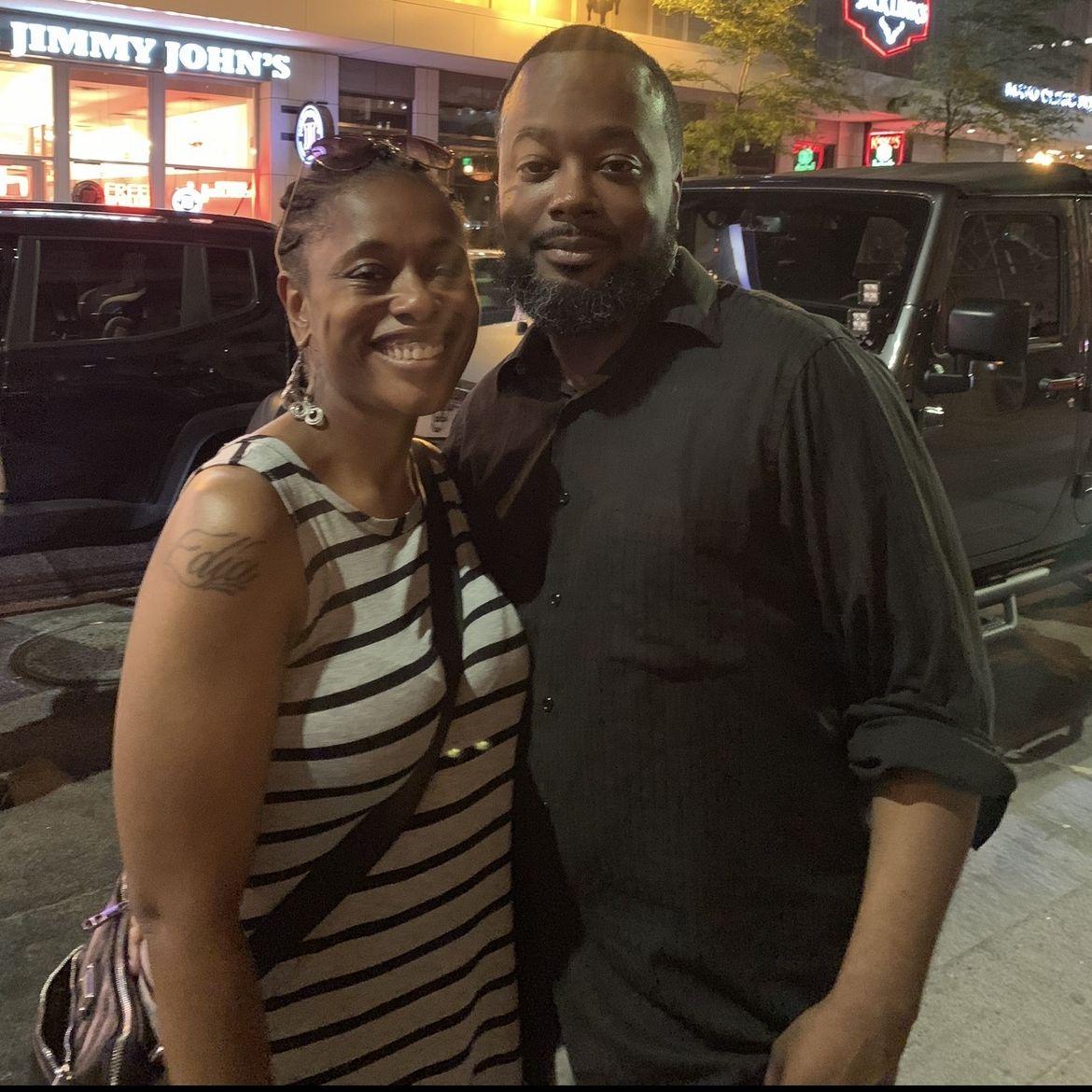 The 1st night we met and the 1st picture we ever took. Thanks Pooh:) 6/28/19