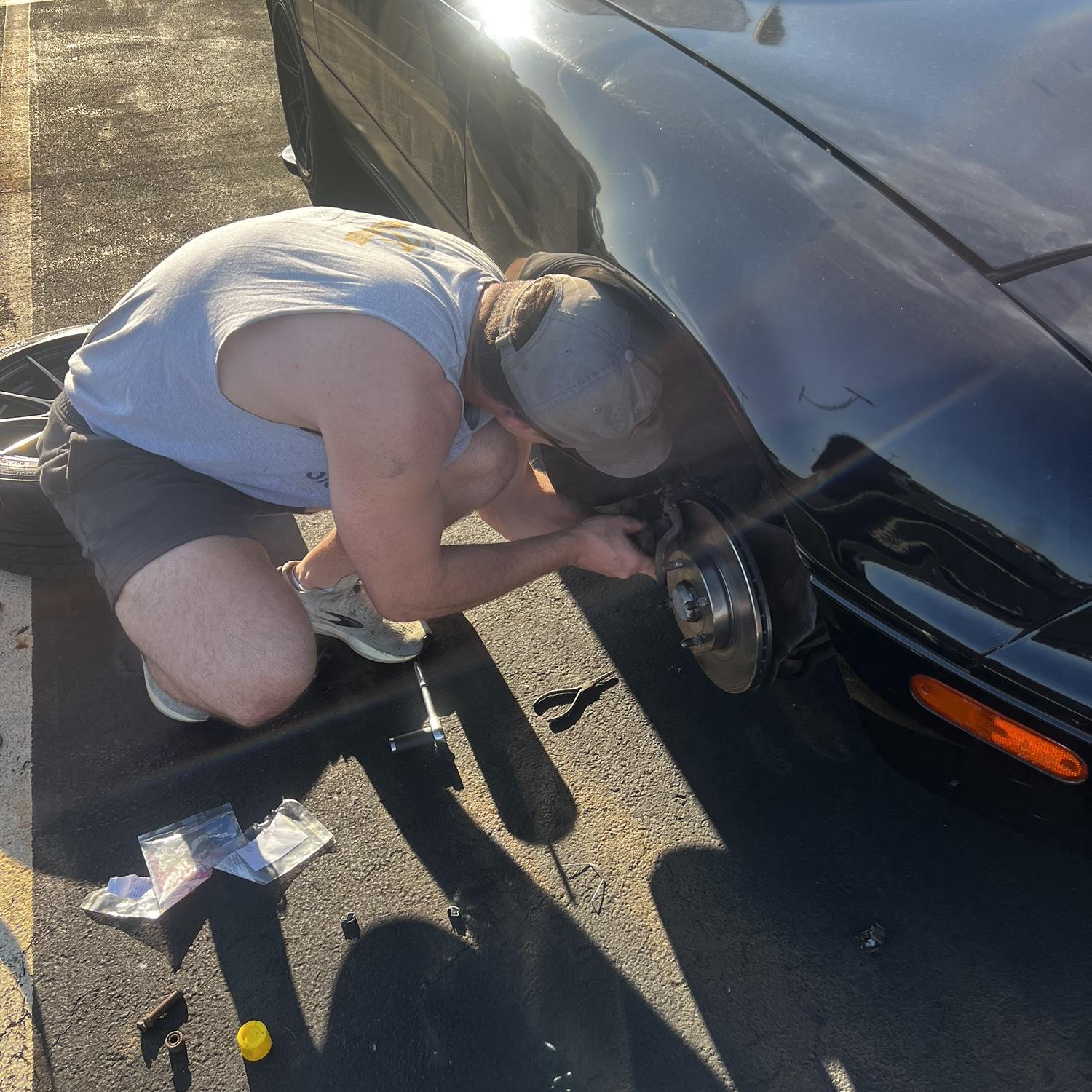 September 23, 2023:
Our shared love for cars helped to begin our relationship after Justice offered to teach Maddie how to change her brakes.
