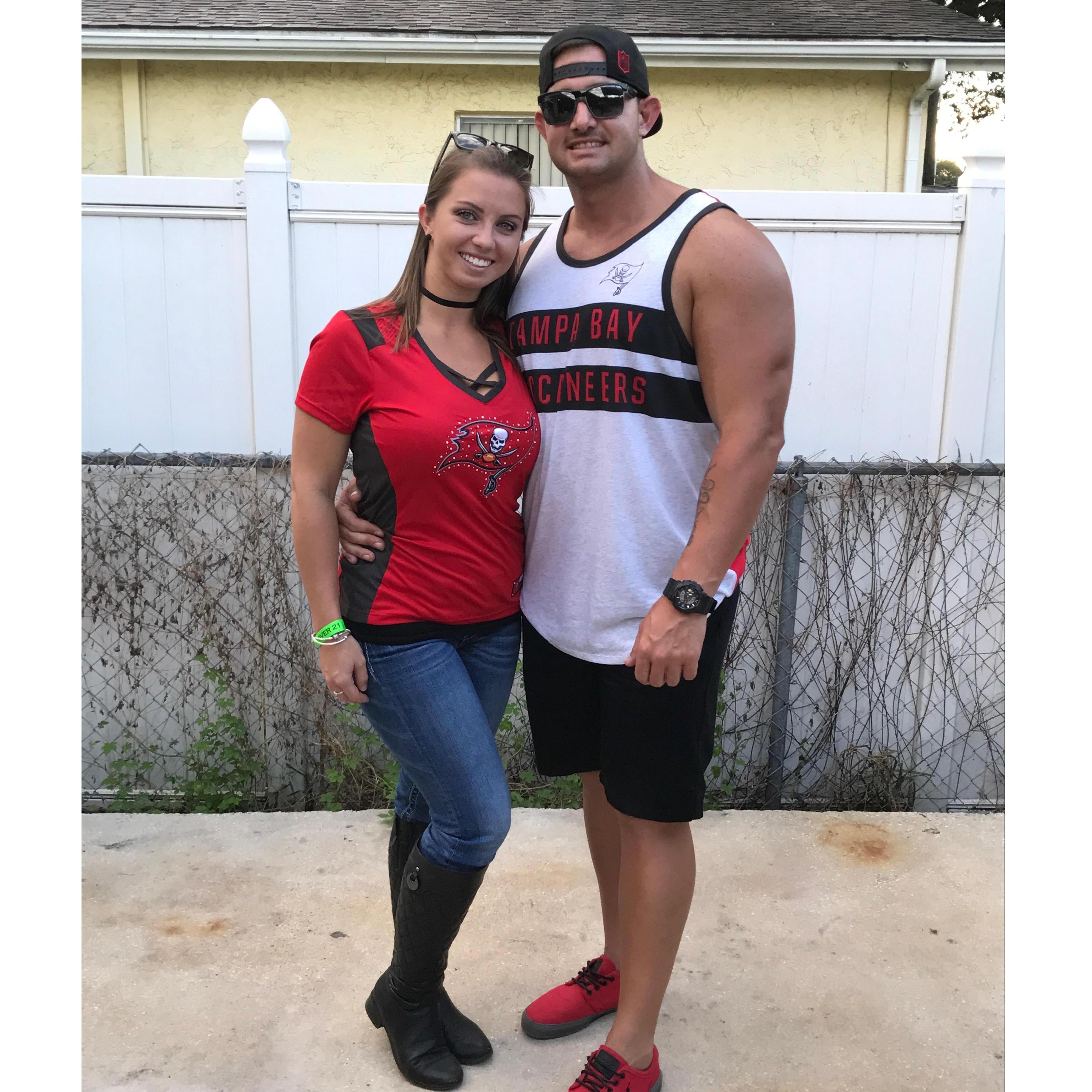 Bucs Brew House before 1 of many Bucs games.