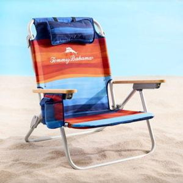Tommy Bahama Sunset Stripe Deluxe Backpack Beach Chair