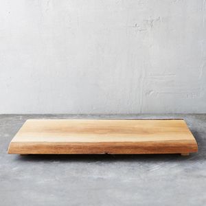 Footed Walnut Serving Board