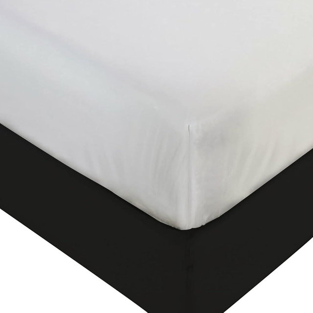 BLISSFORD Queen Plastic Mattress Protector - Heavy Duty, Fitted Vinyl - Plastic Mattress Cover, Rubber Sheets for Bedwetting Adult or Child, 100% Waterproof Fitted Sheet Queen