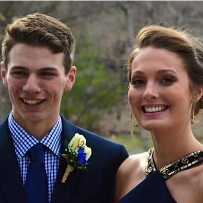 this was taken before our junior year prom, 2015