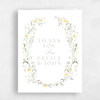 Yellow Wedding Thank You - Tansy Portrait