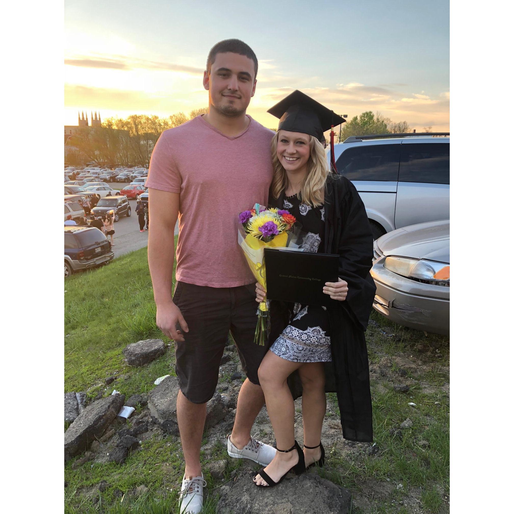 My first college graduation