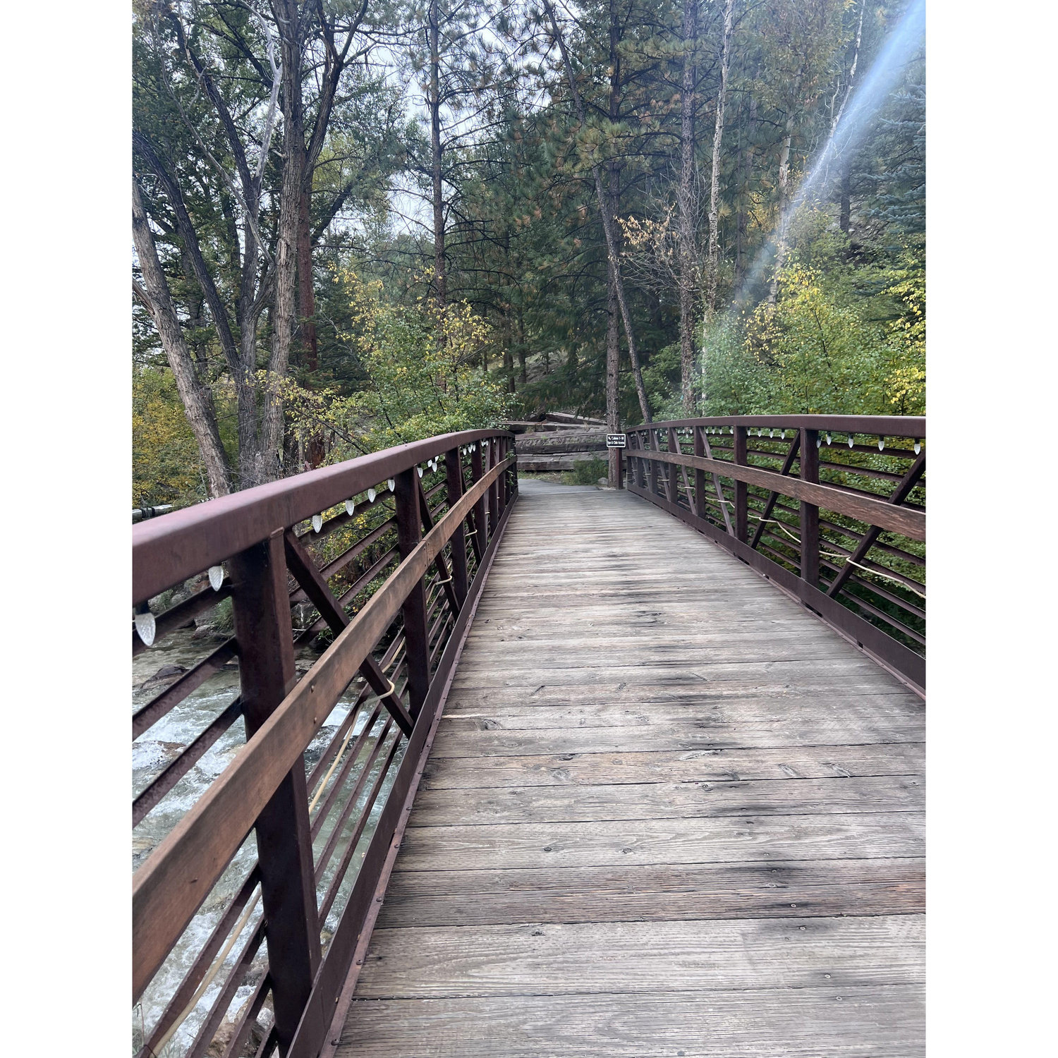 Bridge over Chalk Creek