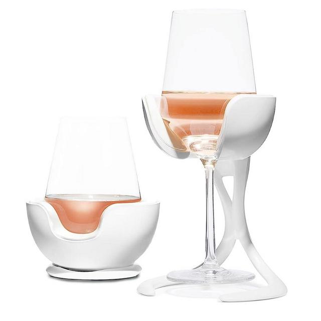 2 Stemless White Wine Glass Set - Design: HH2 - Everything Etched