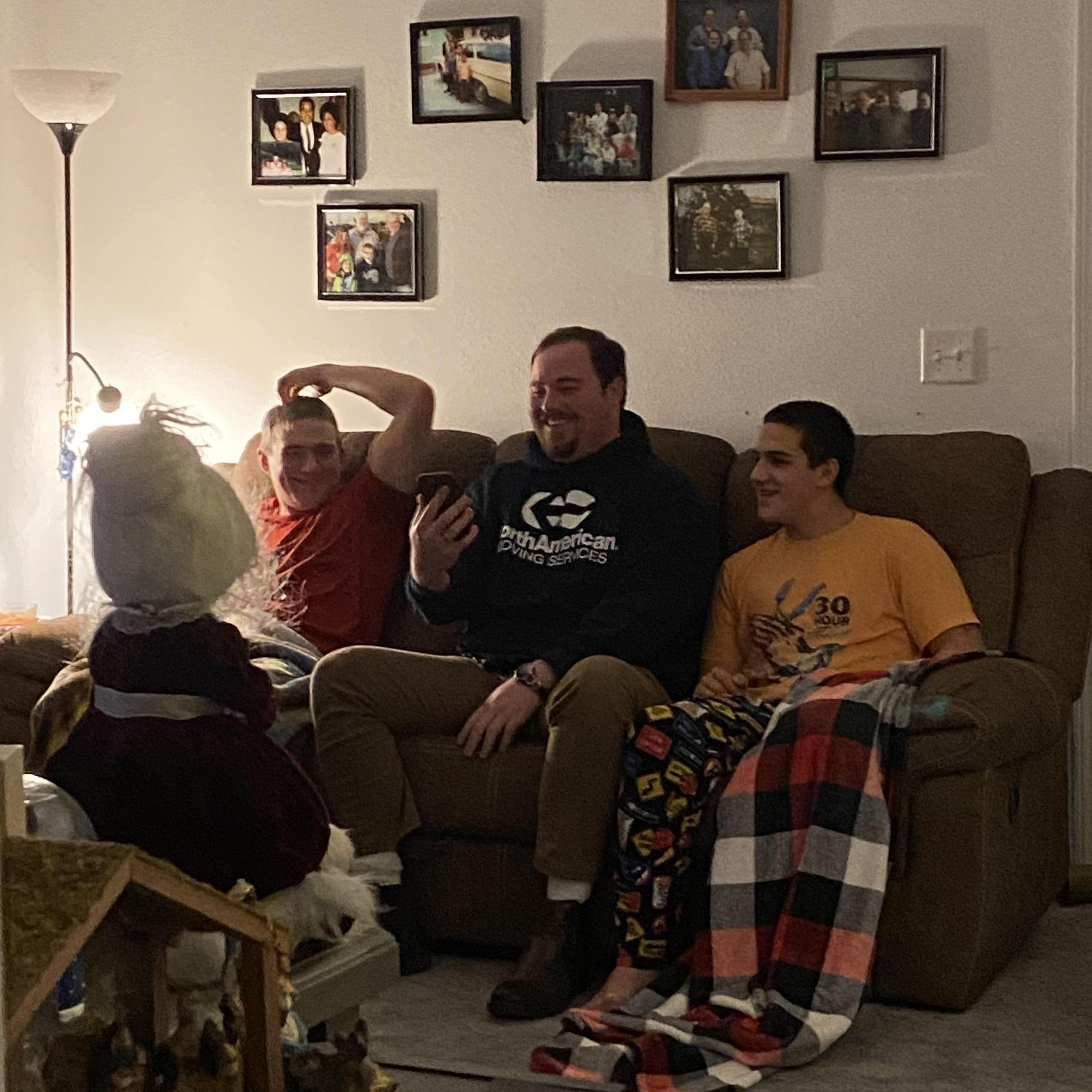 Bonding with the brothers 🥰