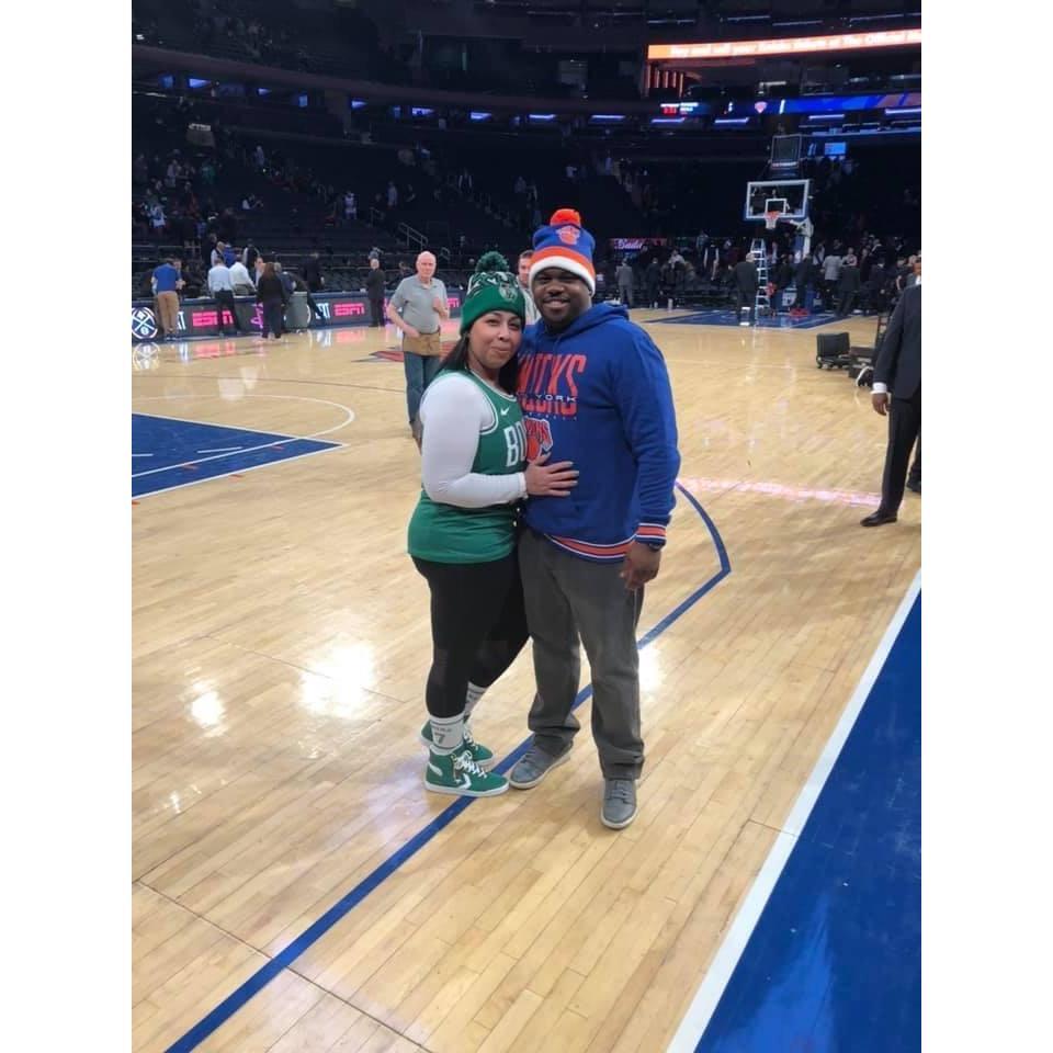 Our First Celtics vs. Knicks Game! (Celtic's WON!)