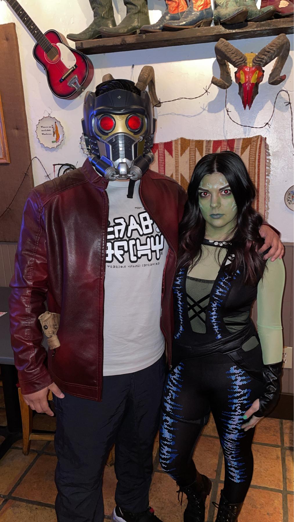 When we won a costume contest.