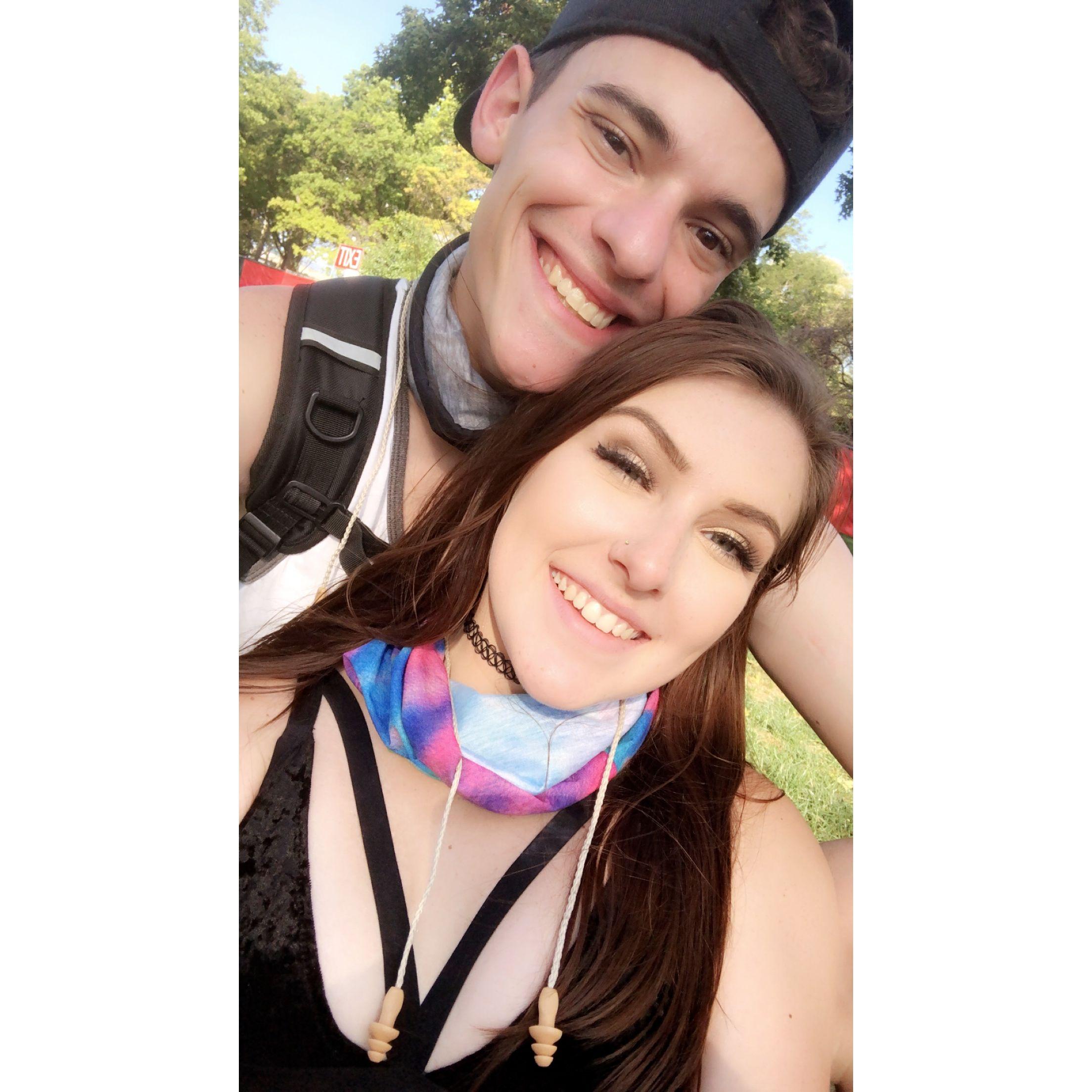 Our first music festival together!