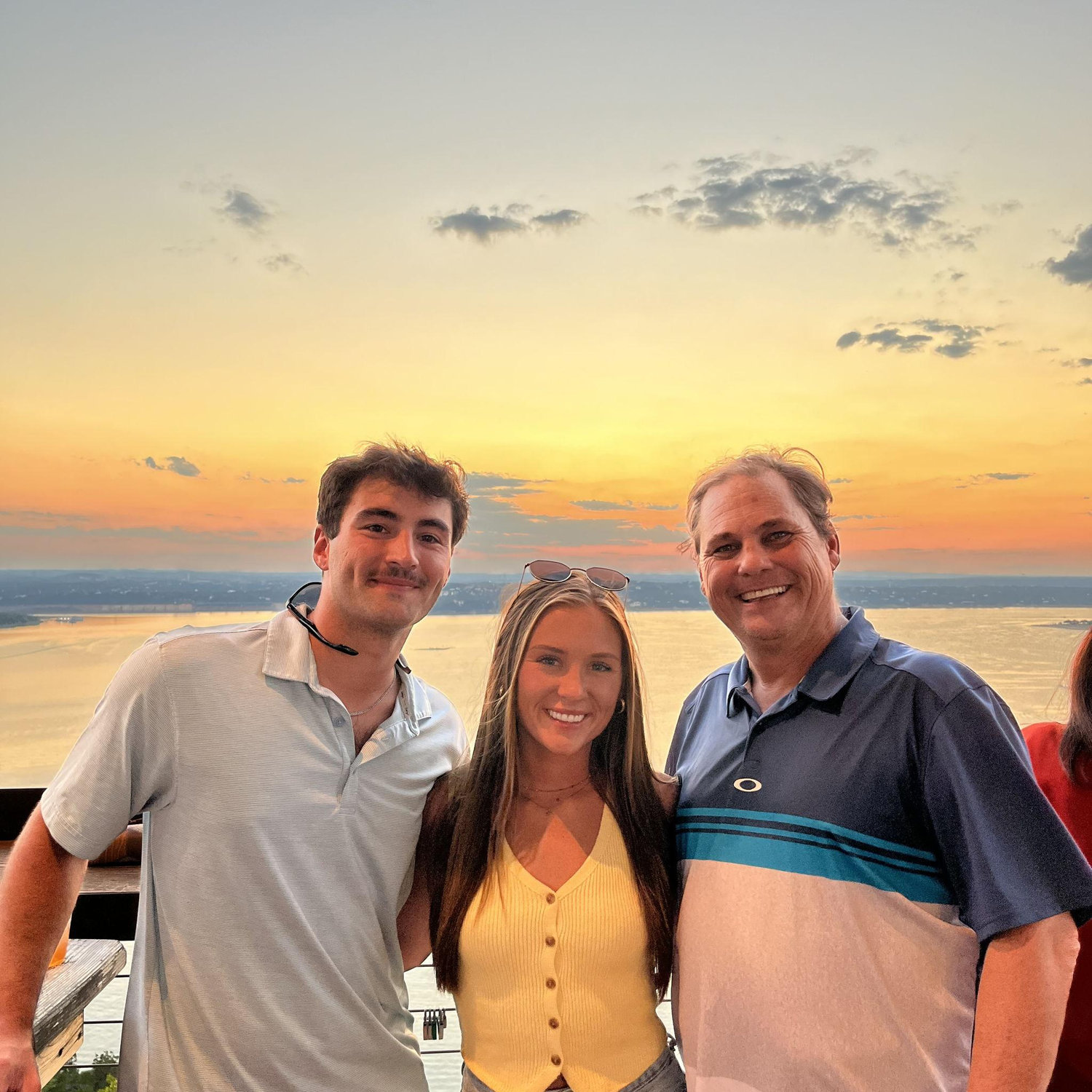 The Oasis for Beer and Sunset with Maddie's dad