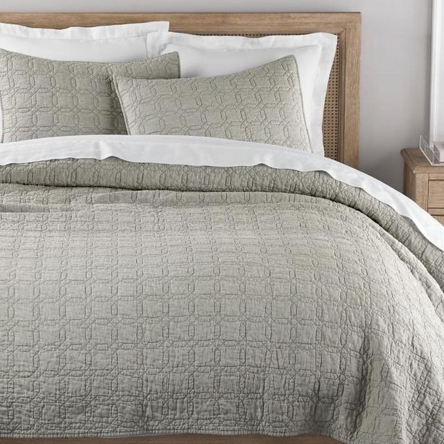 Pottery Barn Eucalyptus Trellis Quilt