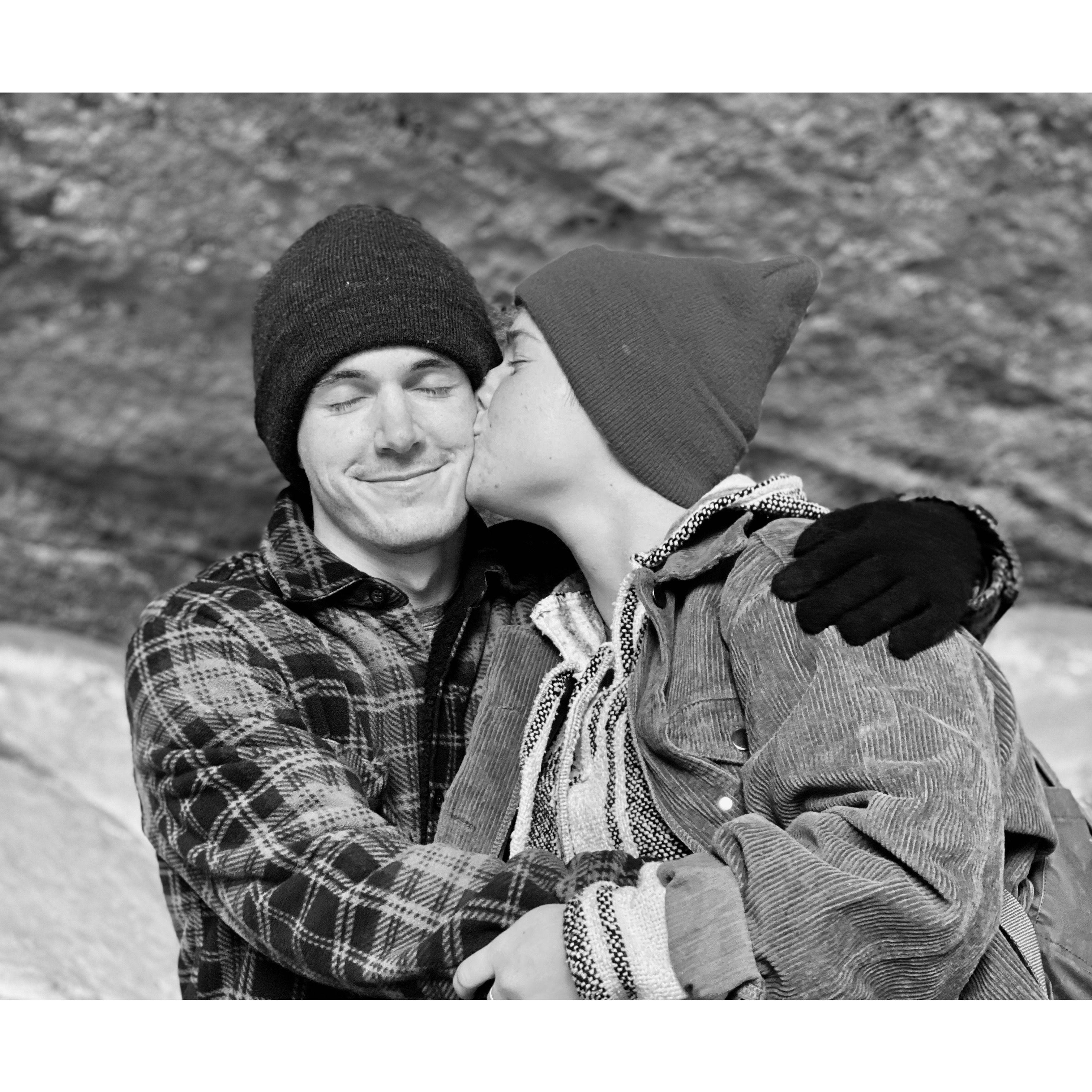Our first trip we took together to Hocking Hills!
