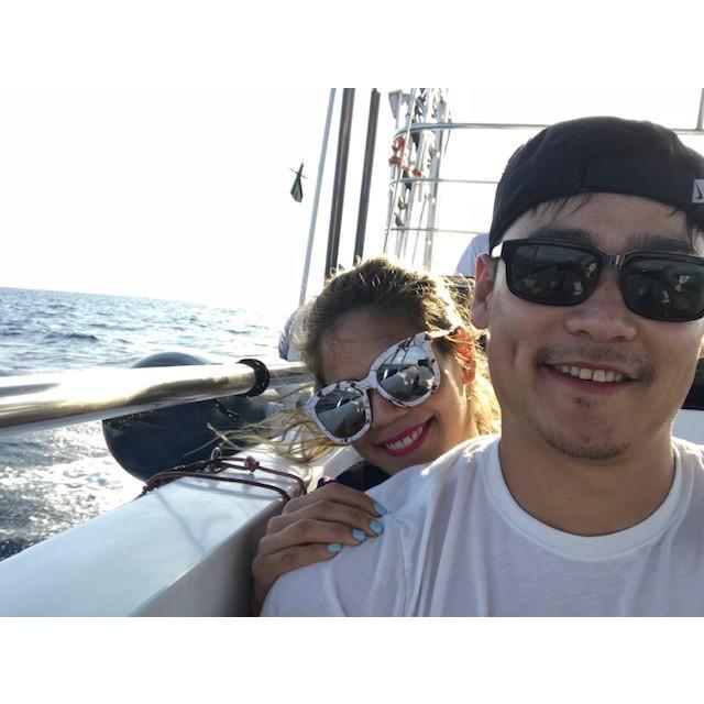 Chasing Dolphins in the Maldives.