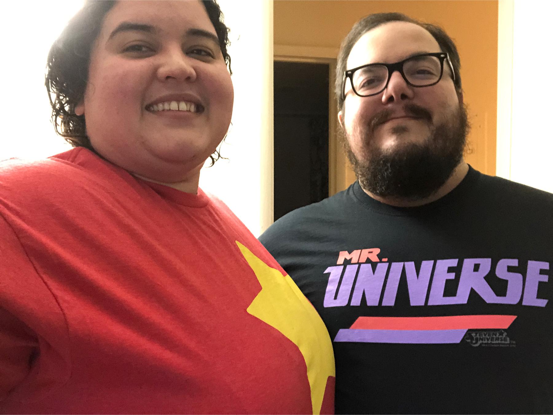 It all started with bonding over Steven Universe.