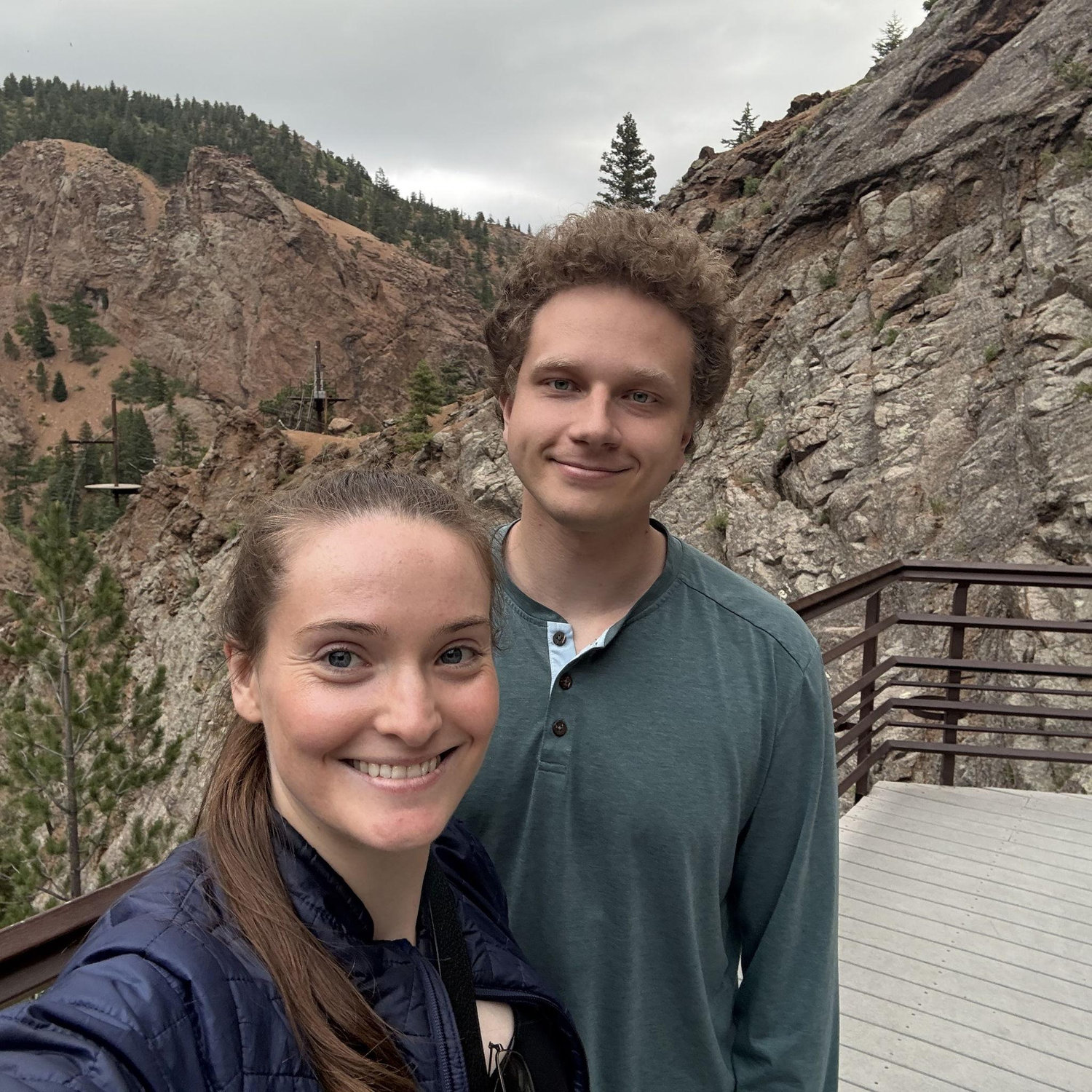 Post-engagement hike at 7 falls in CO Springs
