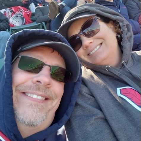 Another Opening Day - even in the cold we cheer on the Tribe!