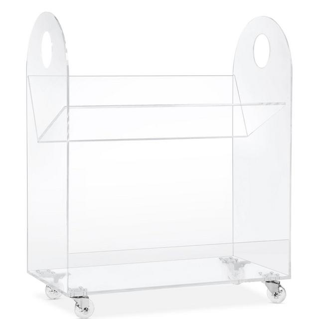 Babyletto Presto Acrylic Bookcase and Cart