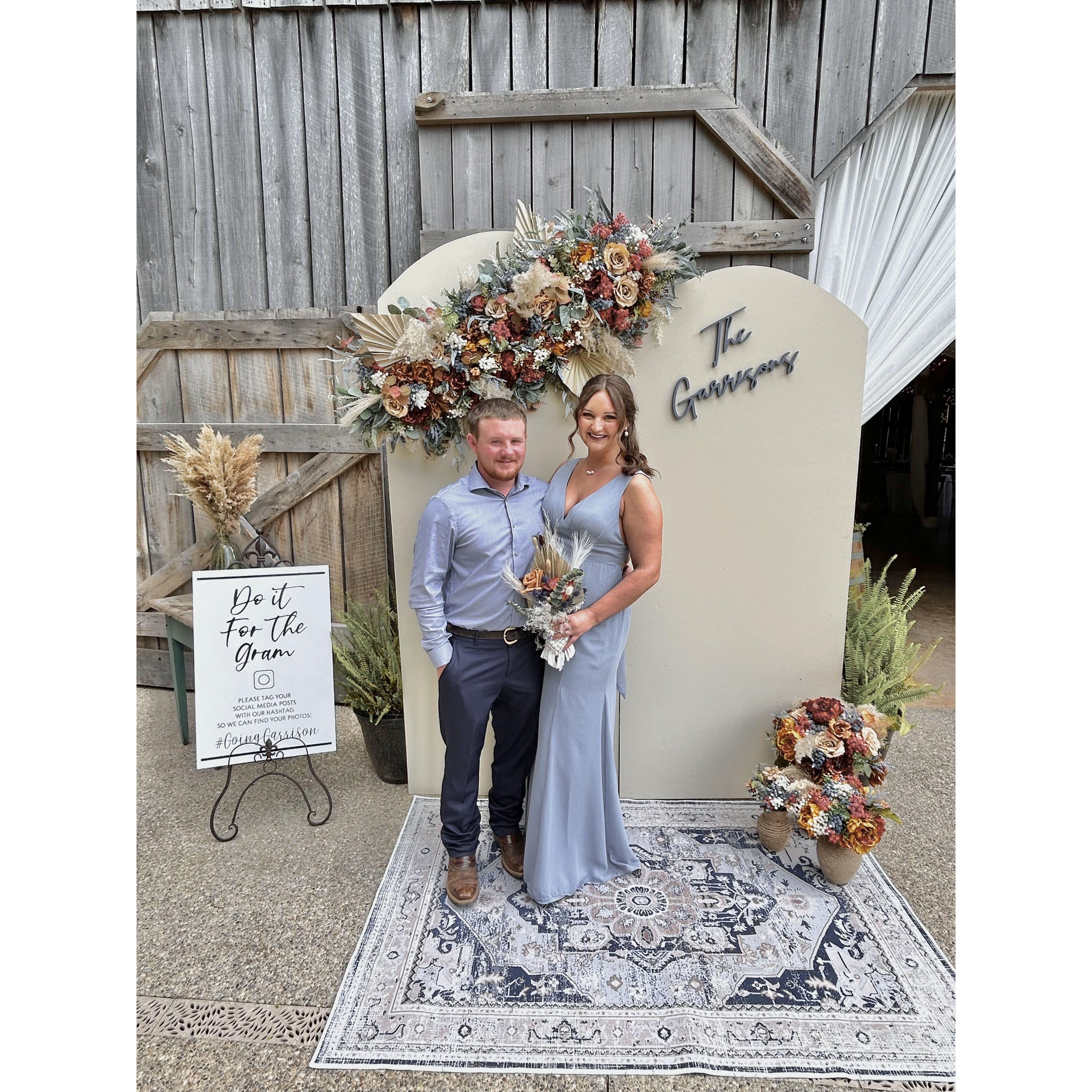 One of our first weddings together in 2023