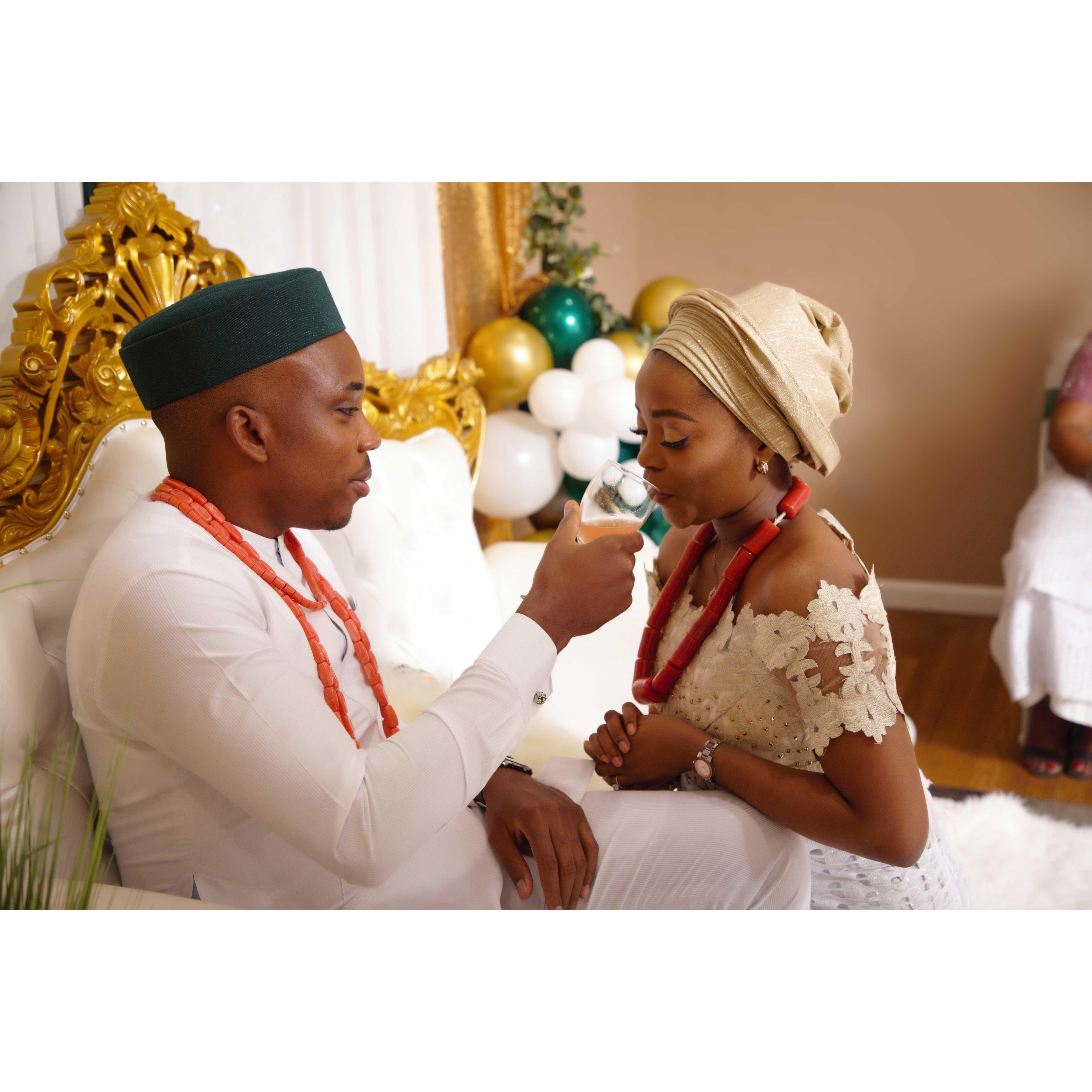 Our hybrid traditional wedding