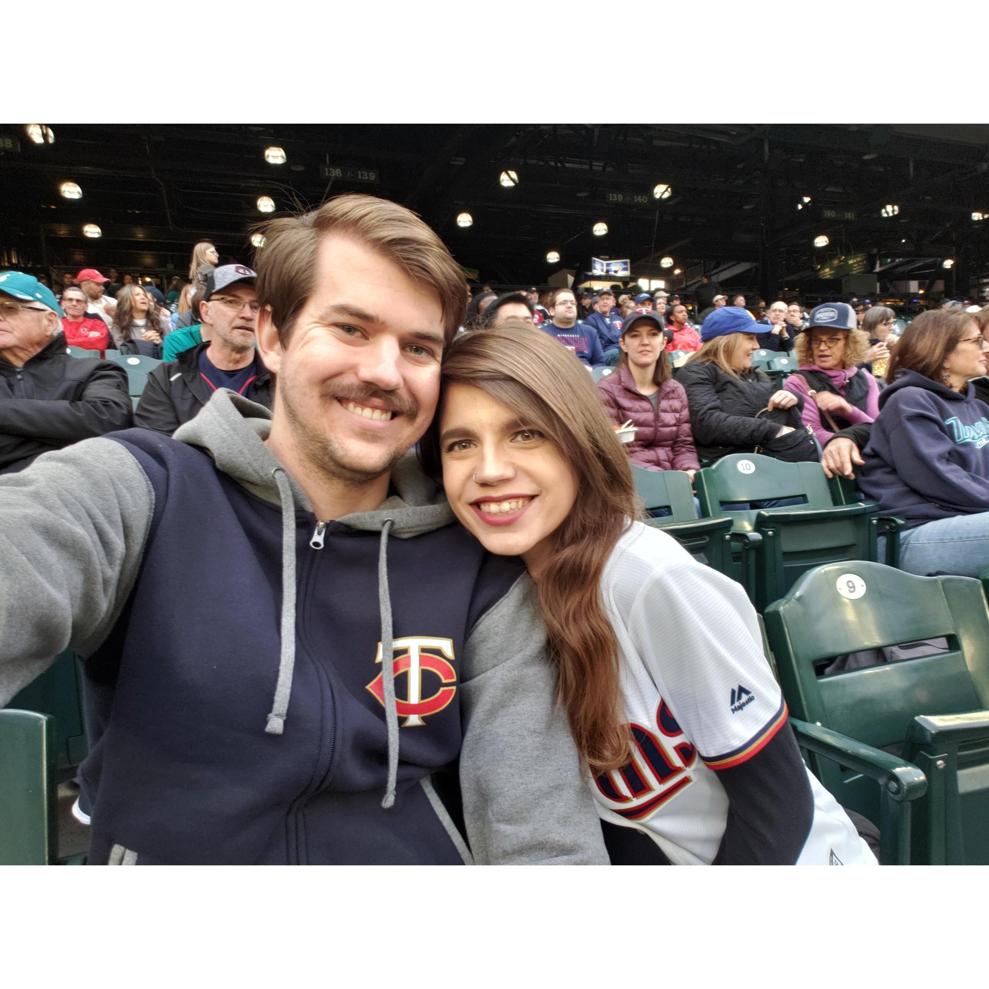 Our second Minnesota Twin vs. Seattle Mariners game. May 2019