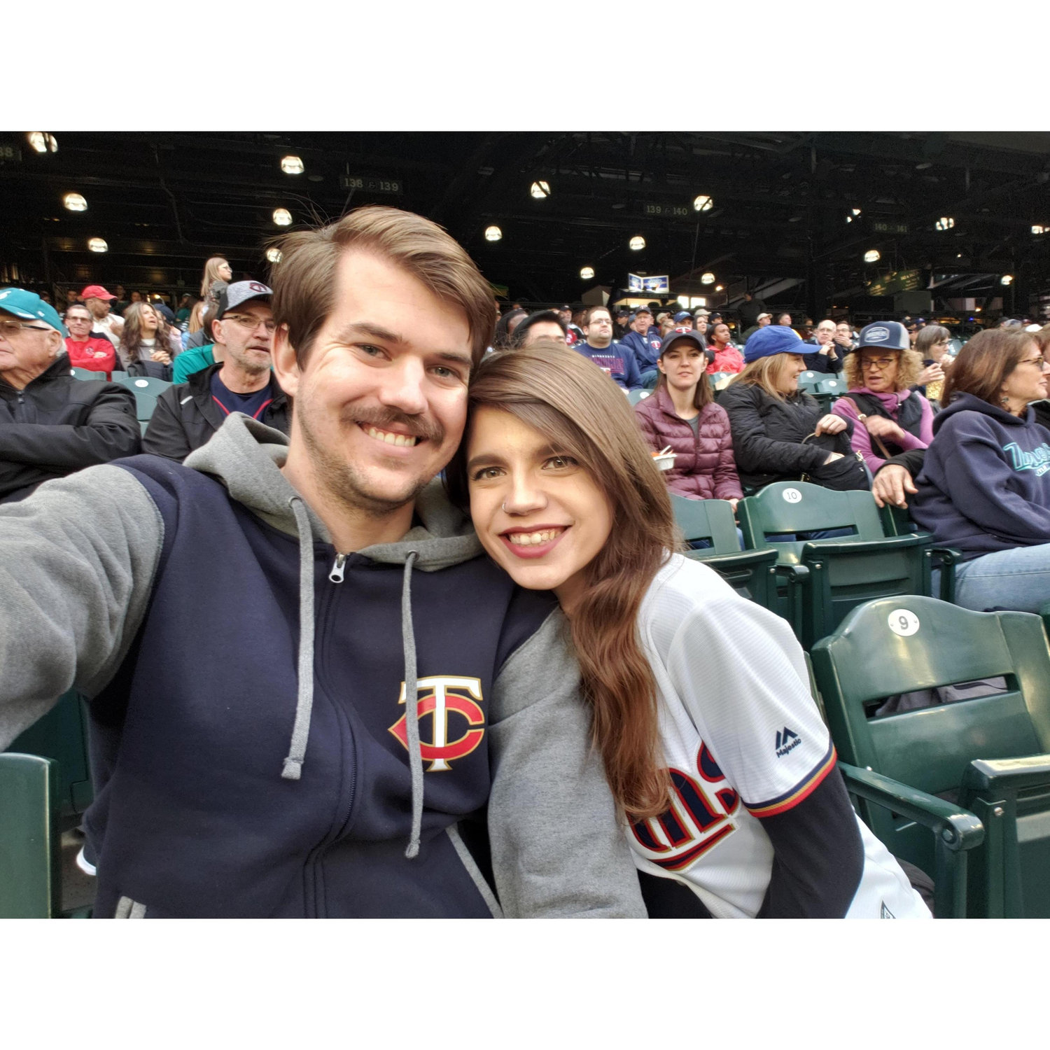 Our second Minnesota Twin vs. Seattle Mariners game. May 2019