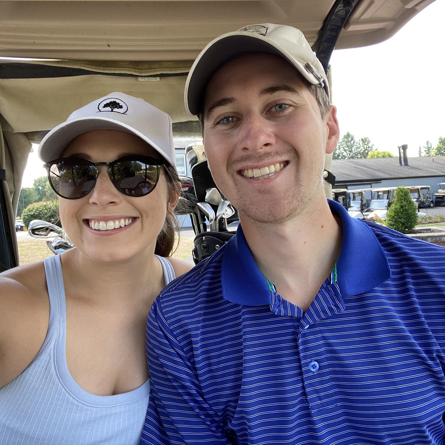 Who’s the better golfer, Jenn or RJ?