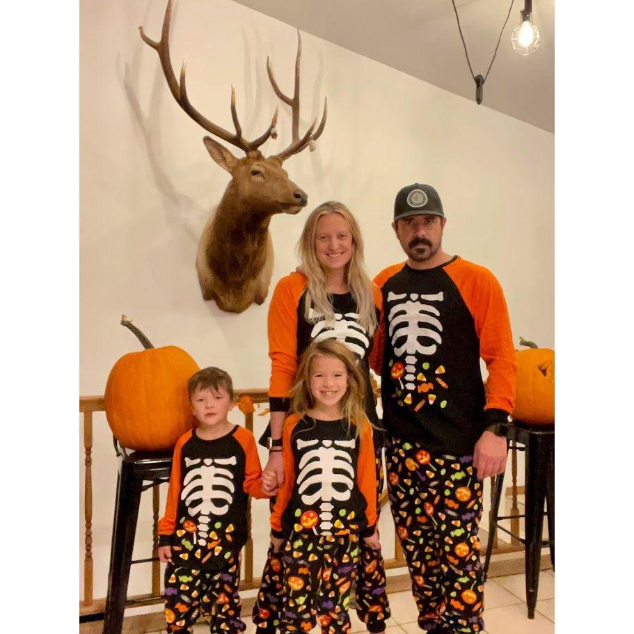Matching Halloween PJs.