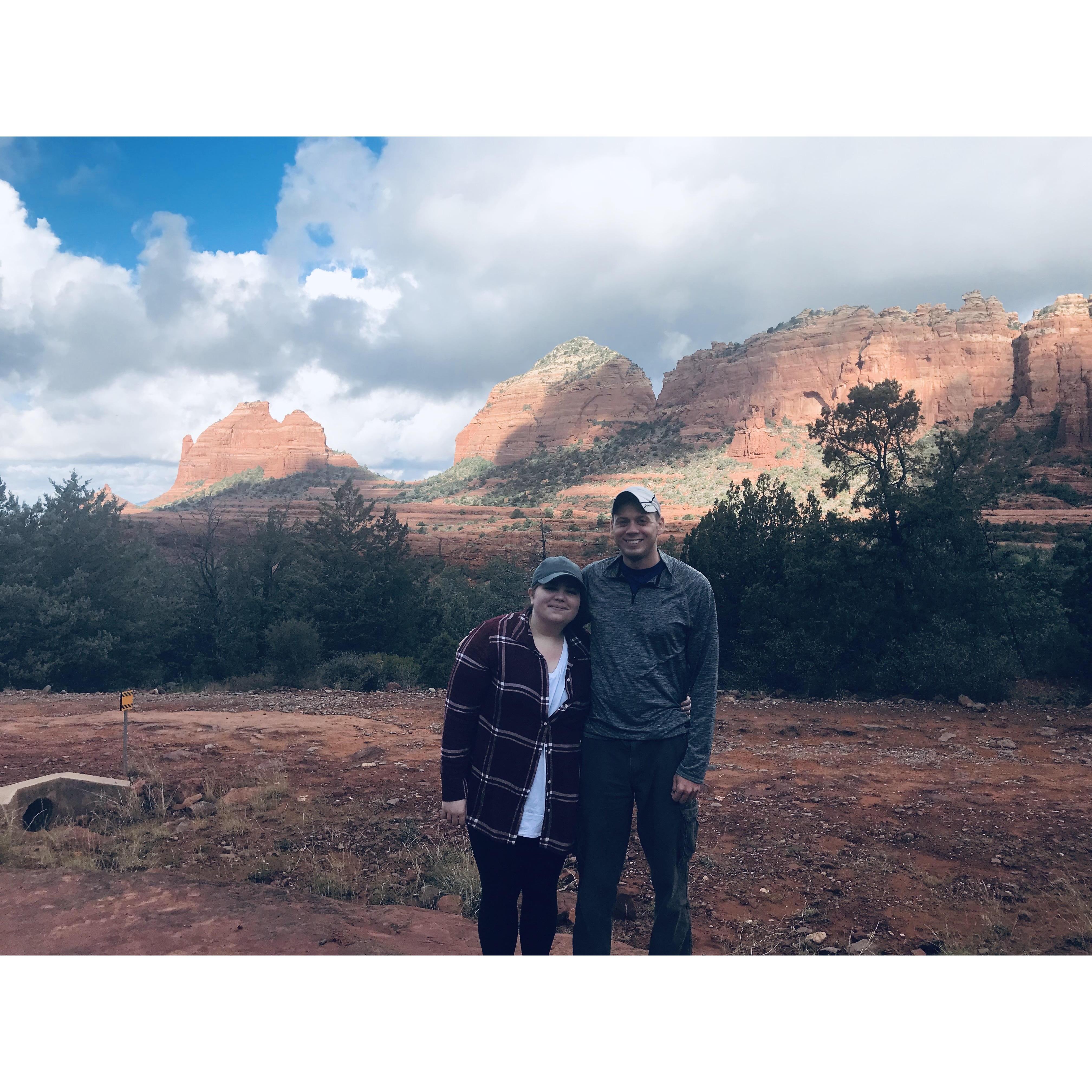 Enjoying a vacation in Sedona