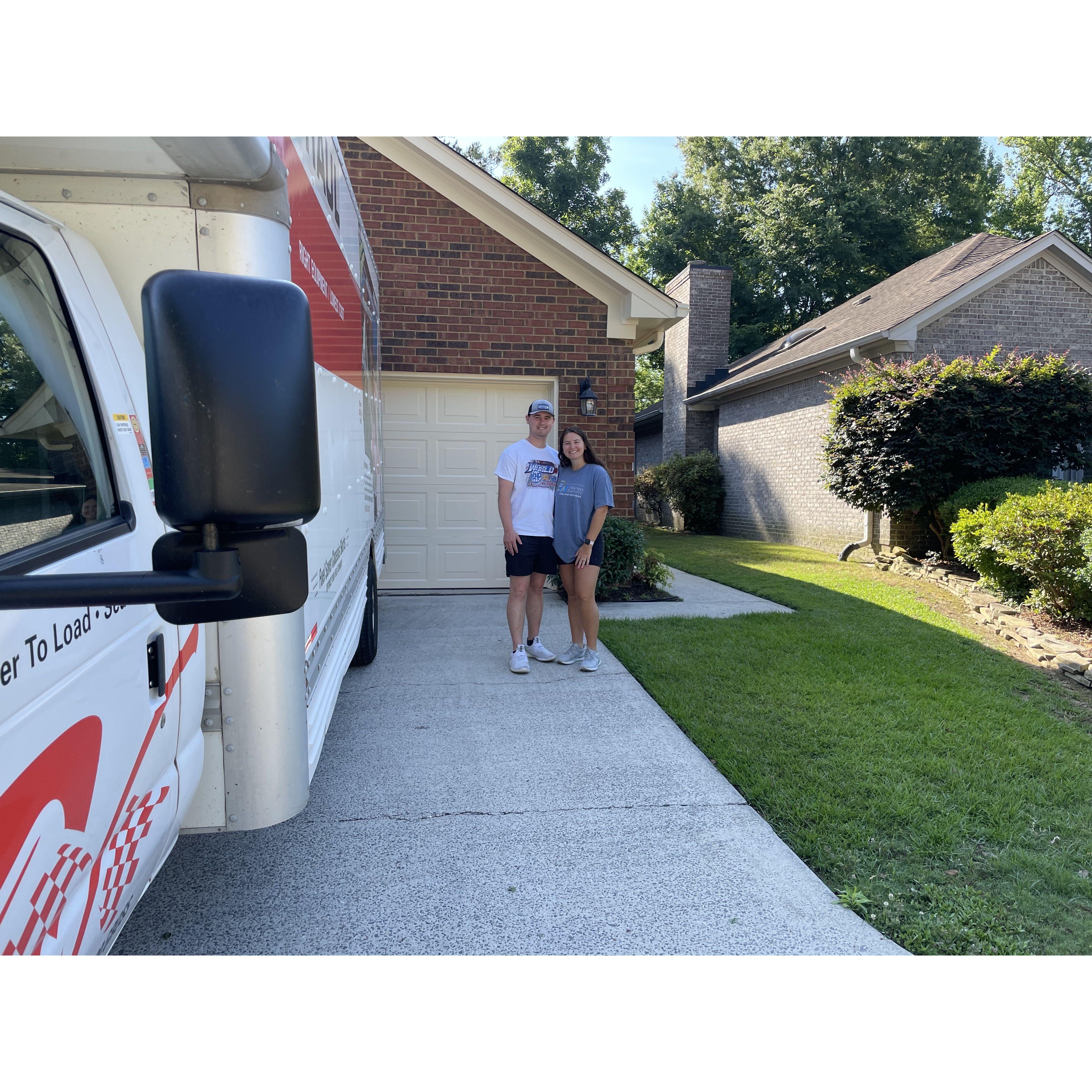 We moved into our first house!