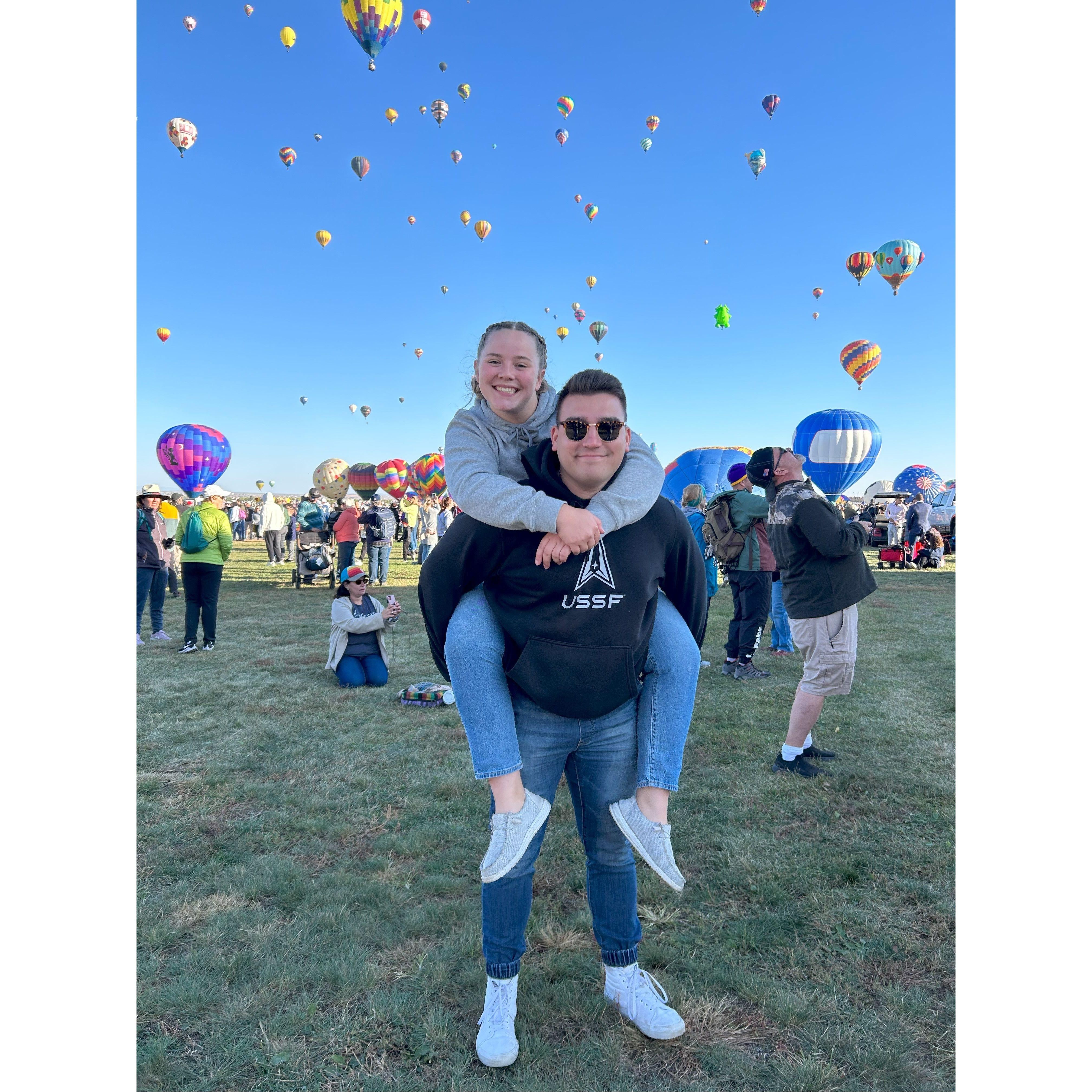 Balloon Fiesta in Albuquerque, New Mexico.