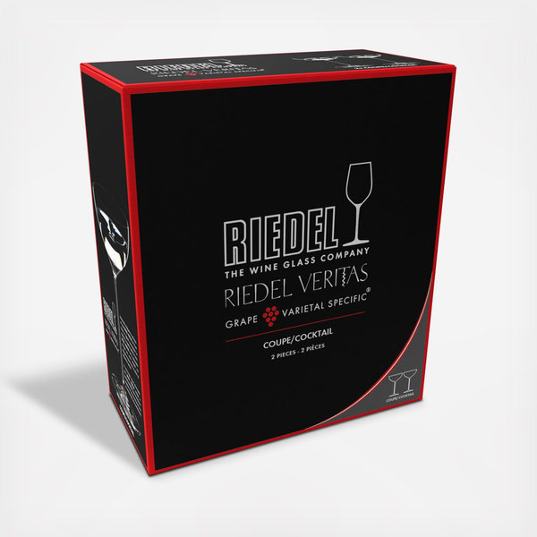 Riedel, Veritas Coupe Cocktail Glass, Set of 2 | Zola