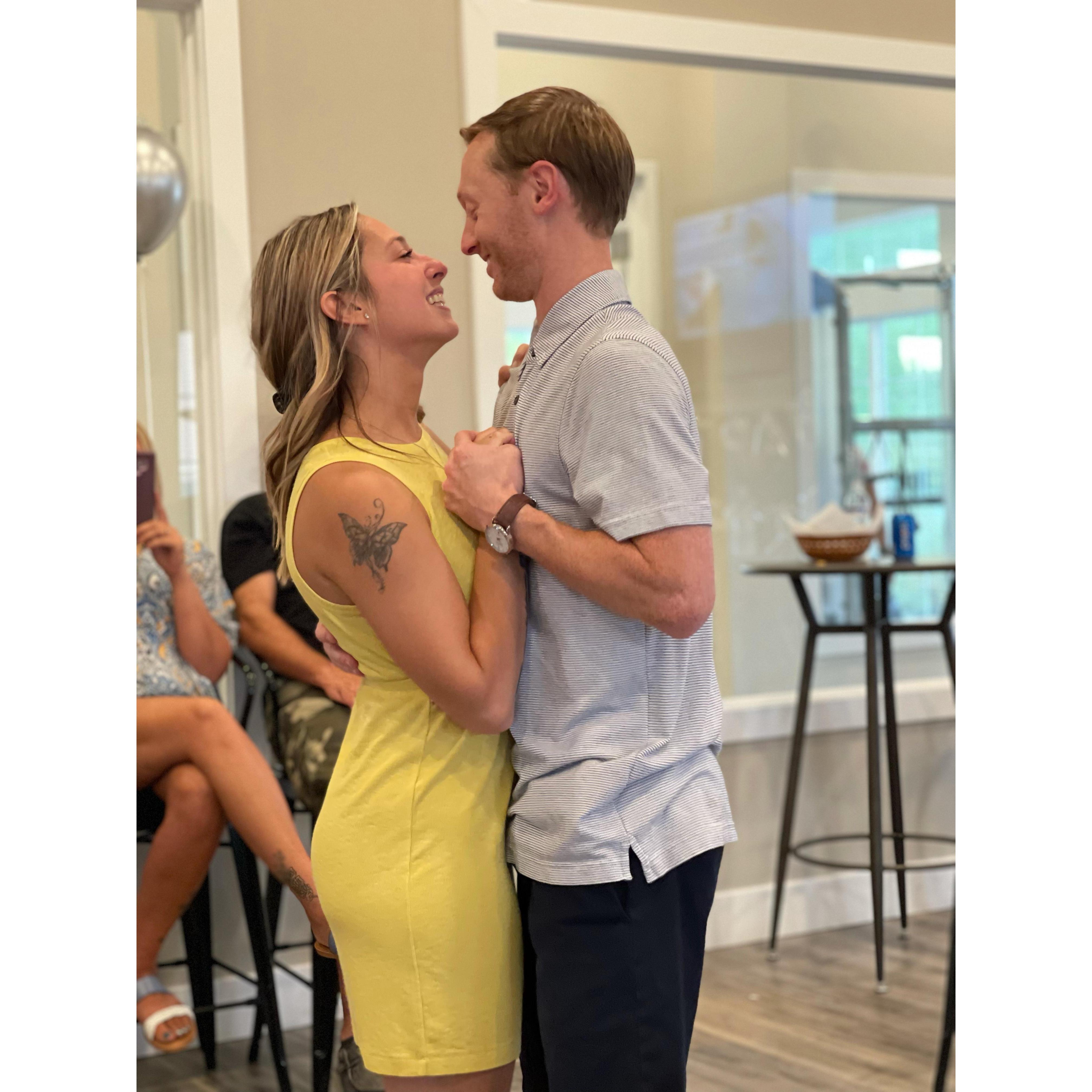 The night she said "YES"