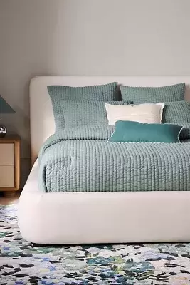 Cotton Jersey Channel Stitch Quilt
