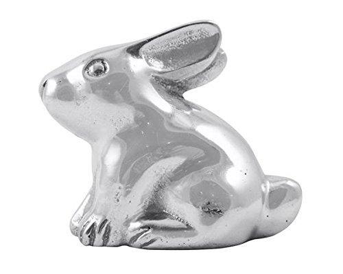Mariposa Bunny Napkin Weight, One Size, Silver
