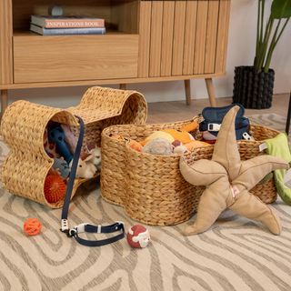 Digby 2-Piece Bone-Shaped Toy Basket
