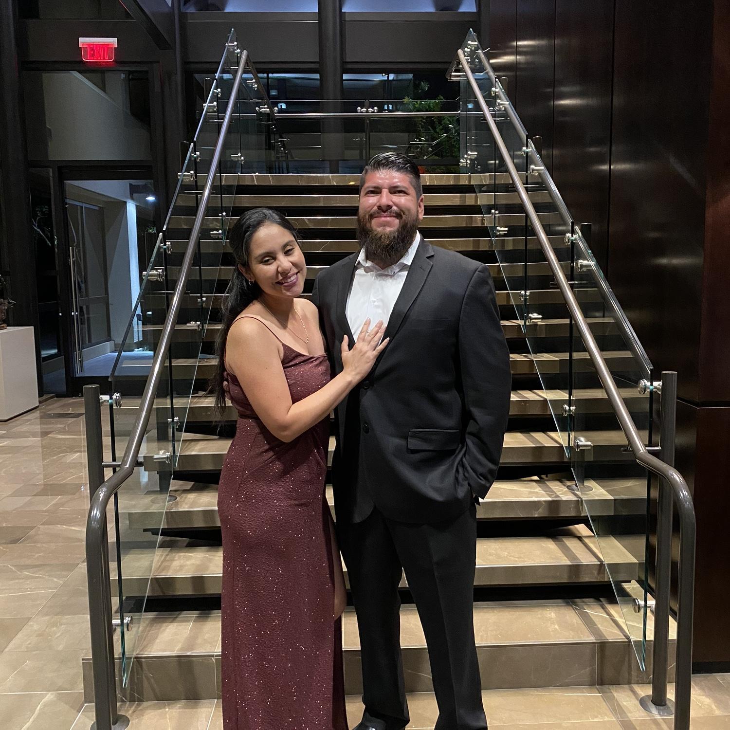 Our first "engagement" photos