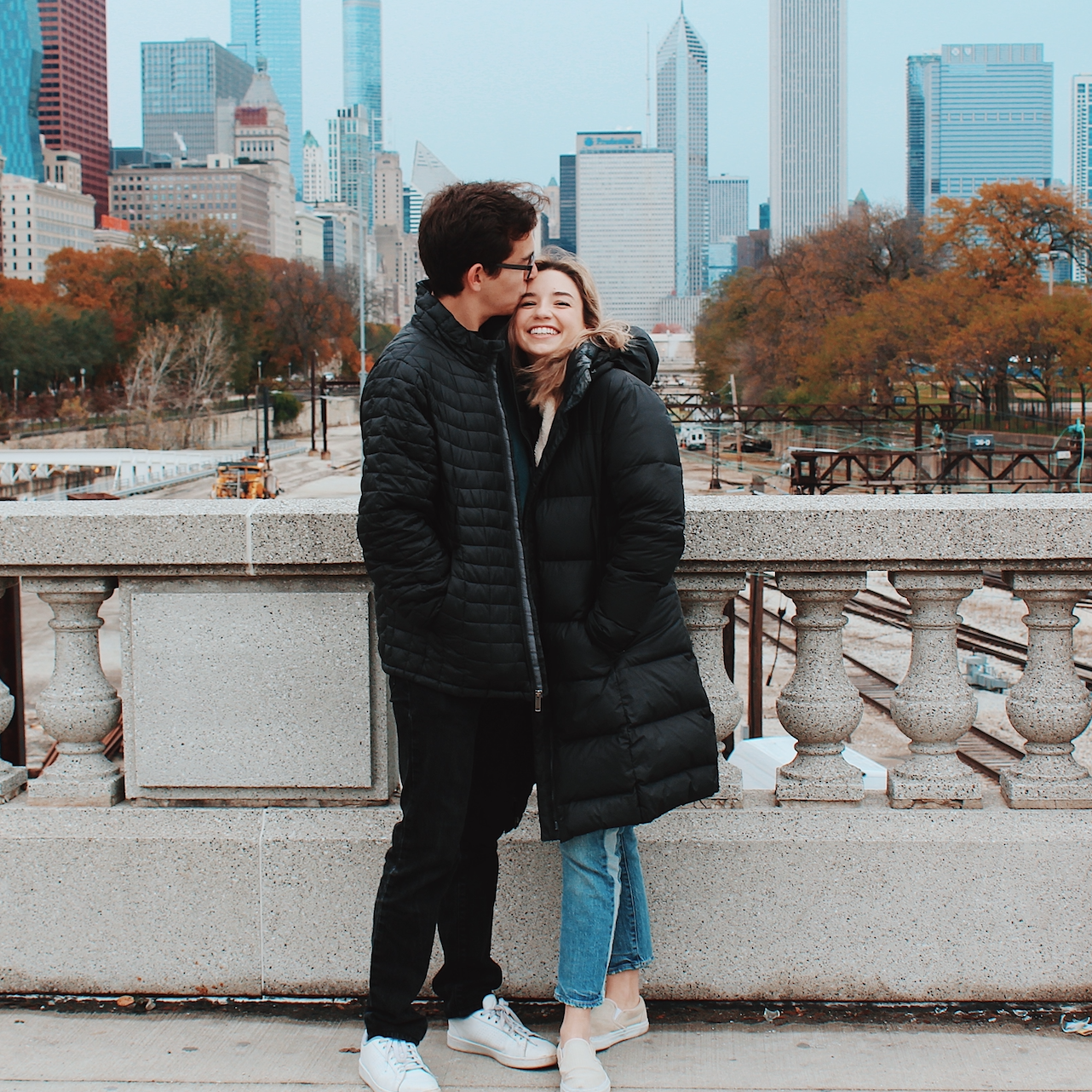 Visiting friends in Chicago, October 2019.