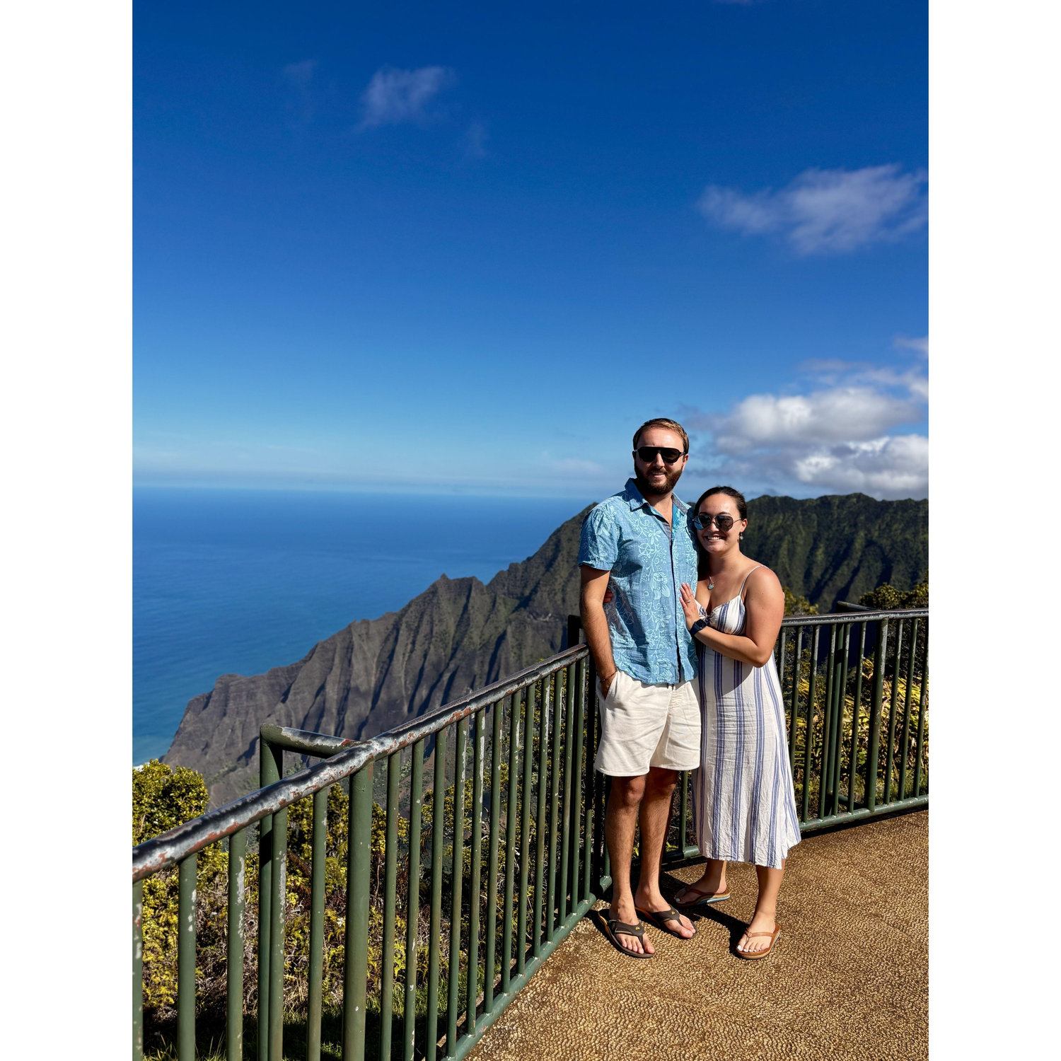 Post engagement photoshoot in Kauai.