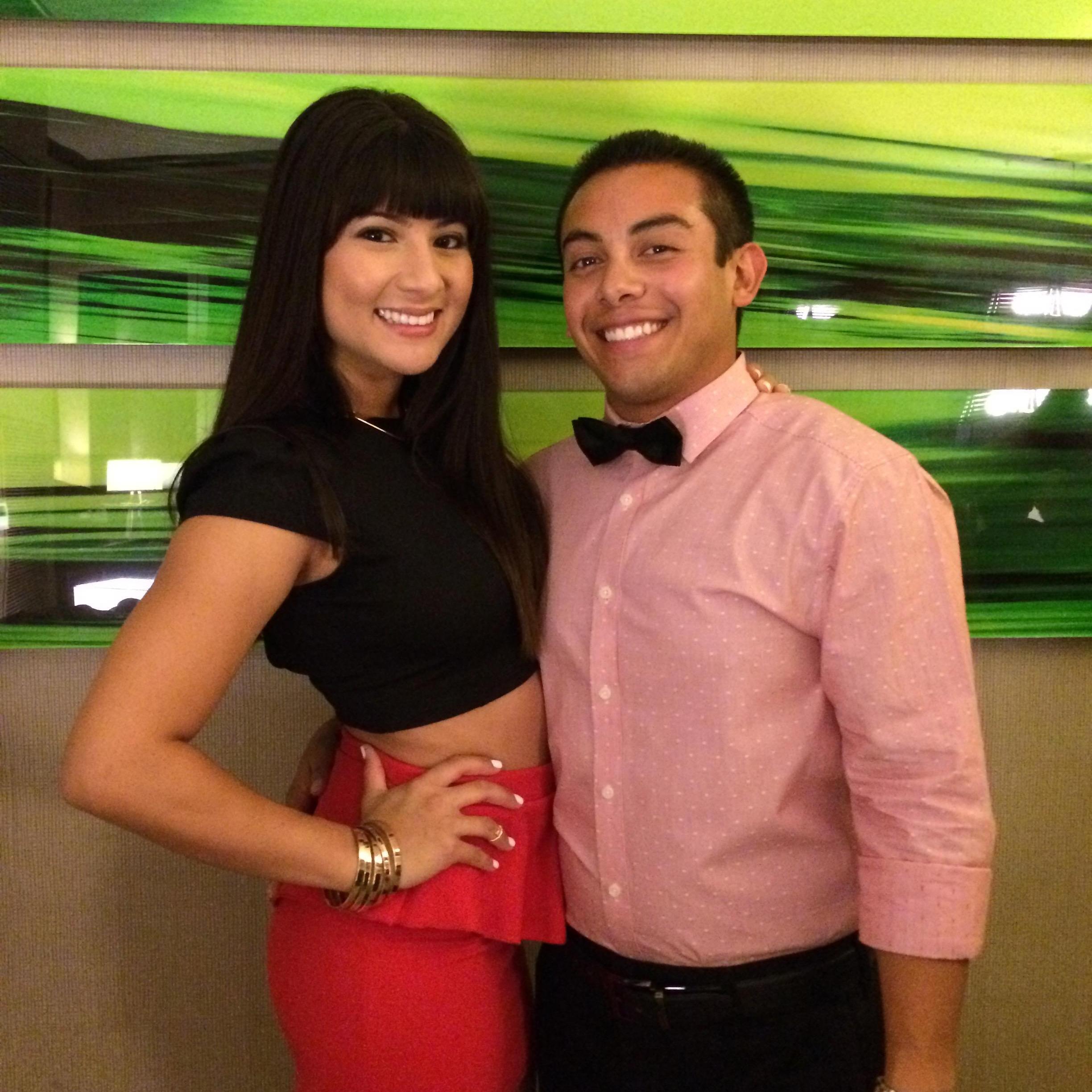 Officially boyfriend and girlfriend, celebratory night in Vegas