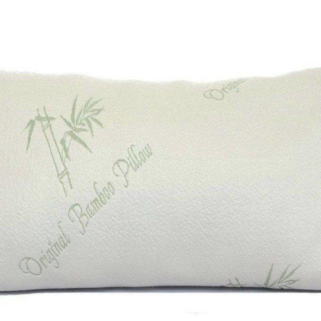 Adjustable King Pillow - SmartSOFT Memory Foam - Original Bamboo Pillowcase - Hypoallergenic - Supports Neck Back & Head - Shredded Design