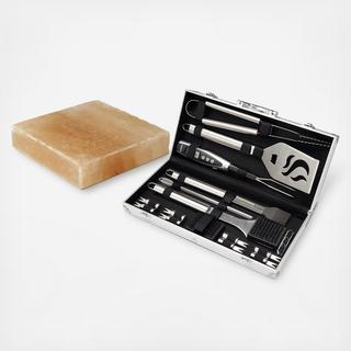 20-Piece Grilling Tools and Himanalyan Stone Set